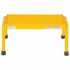 Vestil 1 Step Yellow Welded Aluminum Step Stand 500 lb Load Capacity SSA-1-Y